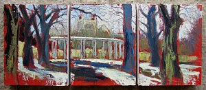 Susan Isaac - Southwell Minster from the Park in Winter Susan Isaac - Southwell Minster from the Park in Winter