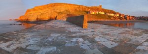 Whitby in the evening