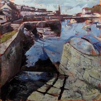 Susan Isaac - Porthleven Harbour from the Slipway