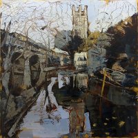 Susan Isaac - Magdalen Tower & Bridge, Oxford