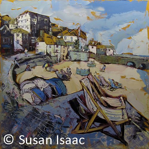 Susan Isaac - The Wharf, St Ives - Cornish painting