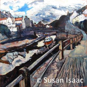 Susan Isaac - Staithes Beck from North Side
