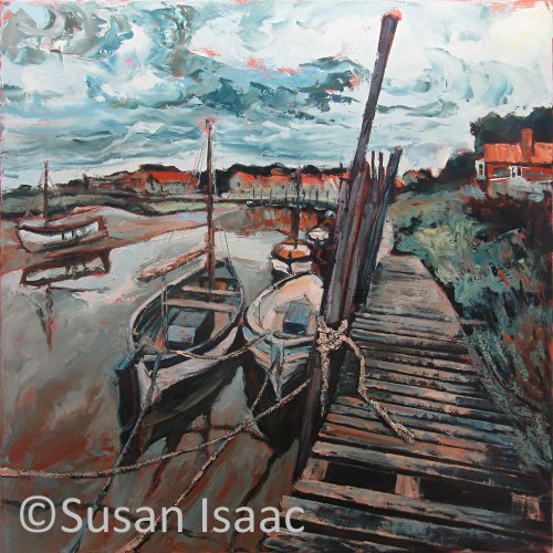 Susan Isaac - Boats at Blakeney
