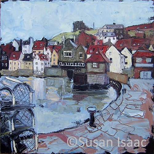 Susan Isaac - Old Town, Whitby from Fish Pier