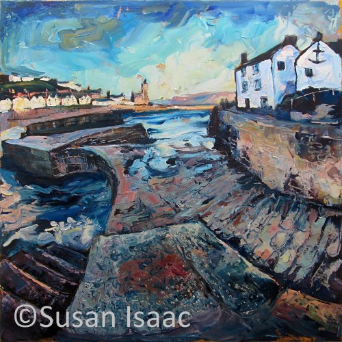Susan Isaac - Porthleven Harbour & The Ship Inn