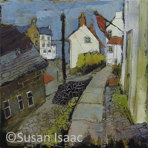 Susan Isaac - The Dock from Coble Heads, Robin Hood's Bay