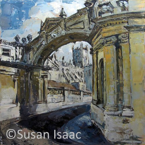 Susan Isaac - Through the arch on York Street, Bath