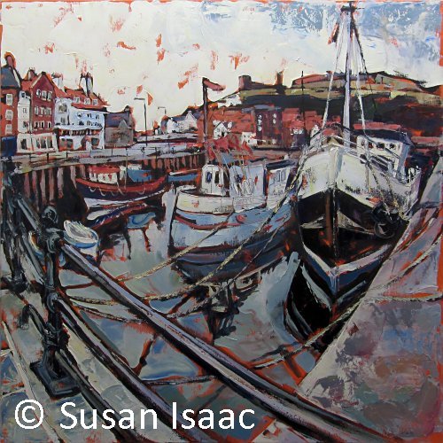 Susan Isaac - Whitby from Endeavour Wharf