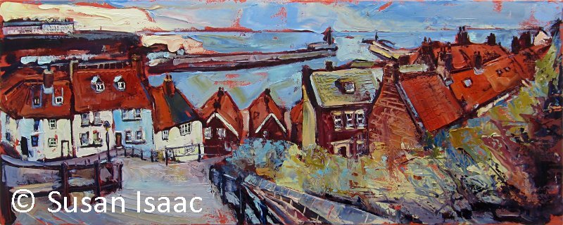 Susan Isaac - Whitby from the Steps