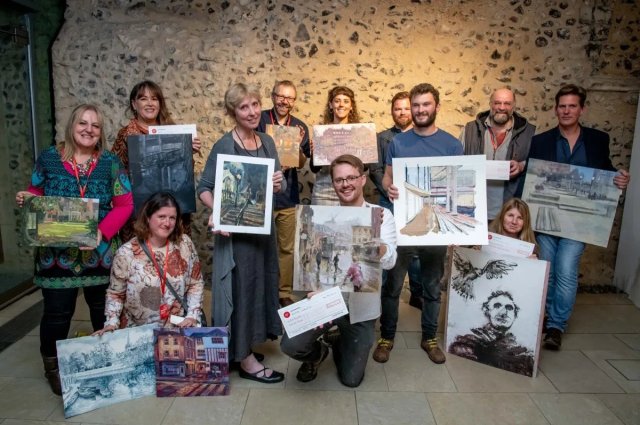 Paint Out Norwich 2018 - prize winners
