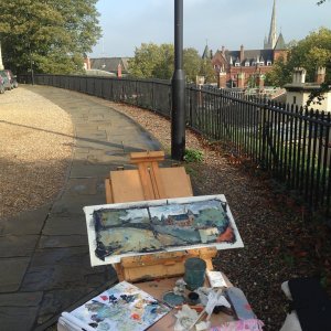 Susan Isaac - Norwich Castle set up