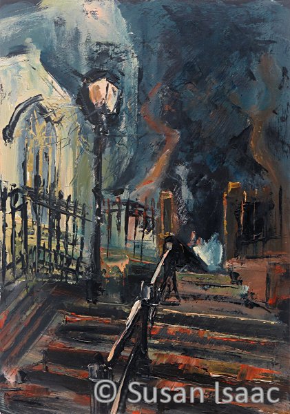 Susan Isaac - ‘St Peter Mancroft, Norwich’. 1st Prize Nocturne Category Paint Out Norwich (2018)