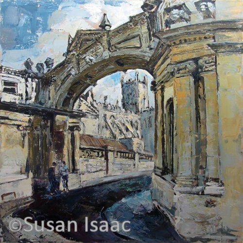 Susan Isaac - Through the arch on York Street, Bath