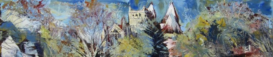 Susan Isaac - Southwell Minster from Hill House Field