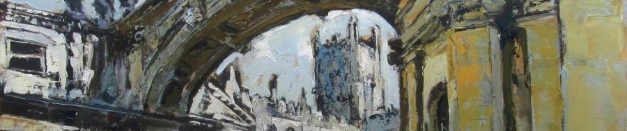 Susan Isaac - Through the arch on York Street, Bath