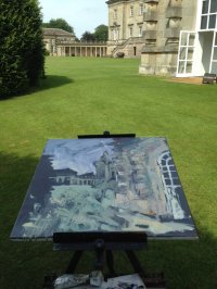 Susan Isaac - Houghton Hall setup