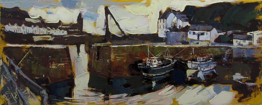 Susan Isaac - Inner Harbour Walls Porthleven