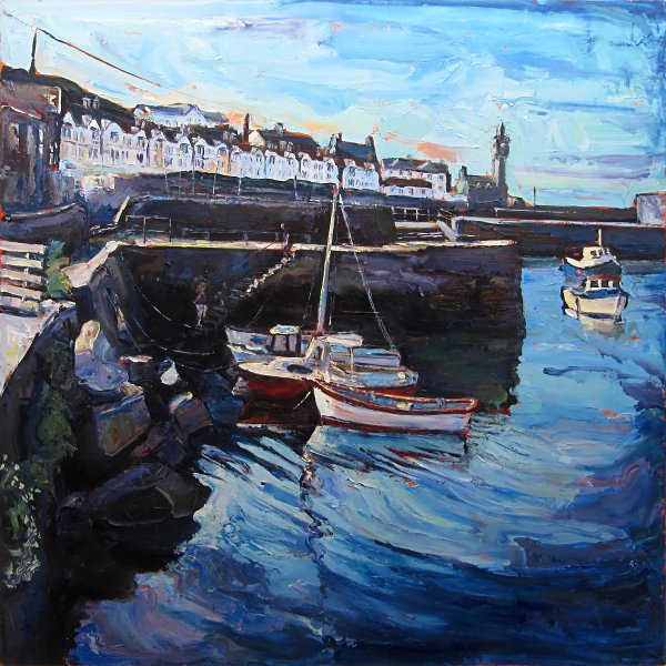 Susan Isaac - Porthleven Harbour Morning Light