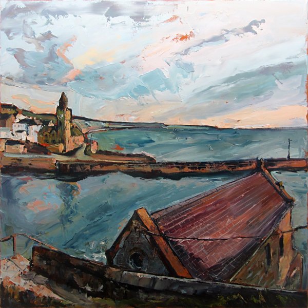 Susan Isaac - Porthleven Institute from the Old Life Boat Station