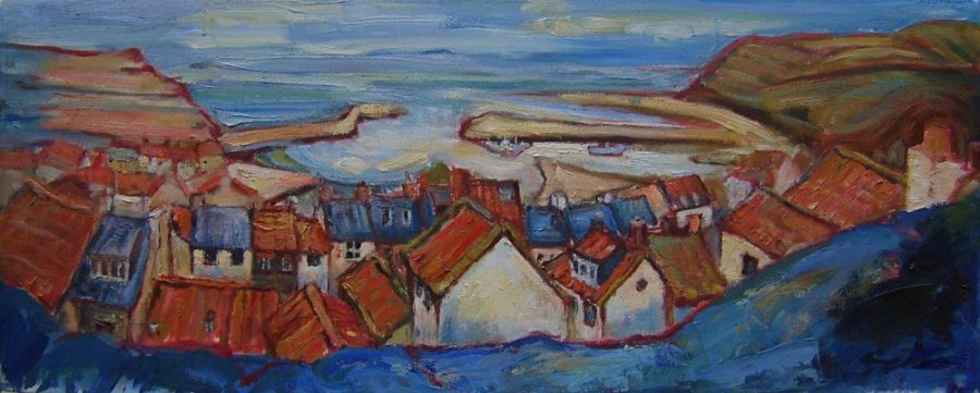 Susan Isaac - Staithes and Staithes Harbour (2006)