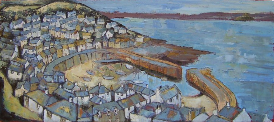Susan Isaac - The Harbour at Mousehole