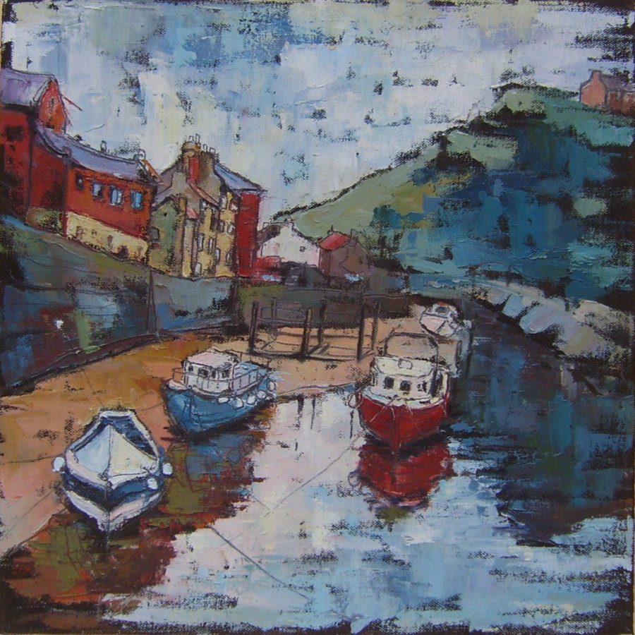 Susan Isaac - The Beck at Staithes (2008)