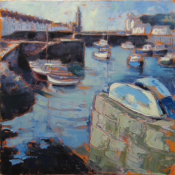 Susan Isaac - Porthleven Harbour from the Slipway