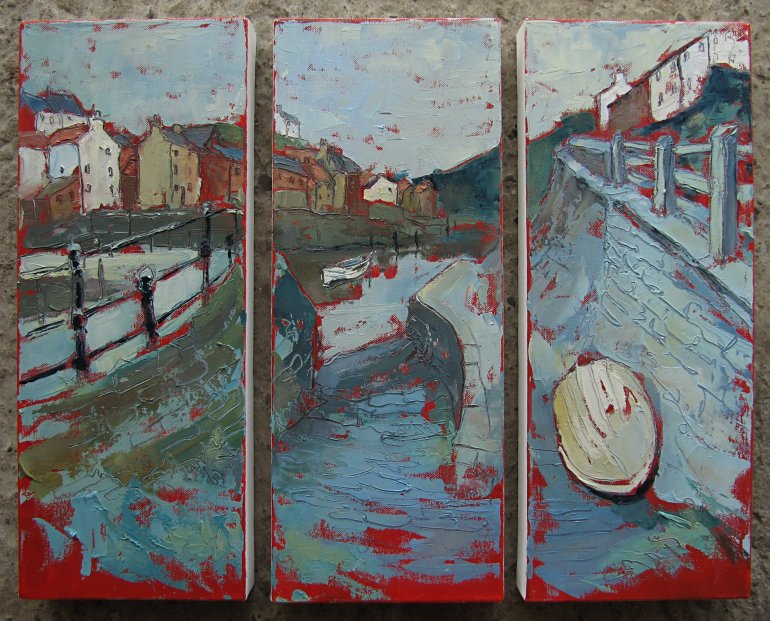 Susan Isaac - Slipway on Staithes Beck (2010)