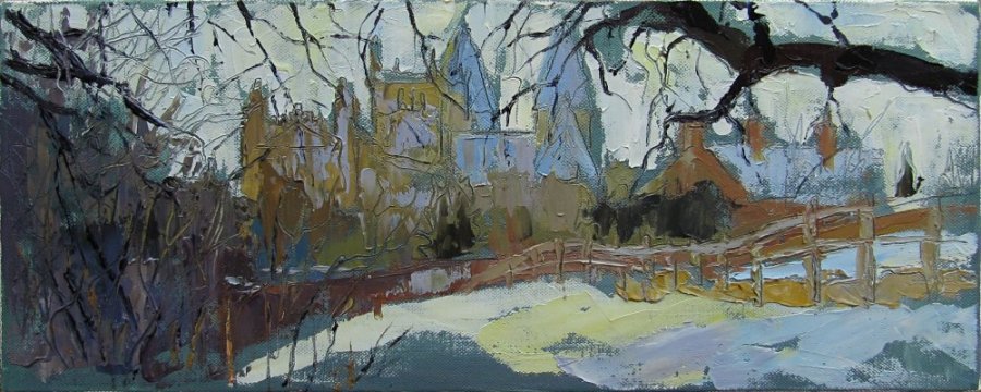 Susan Isaac - Southwell Minster from Hill House Field