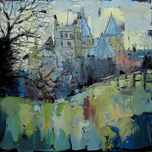 Susan Isaac - Southwell Minster from Hill House Field