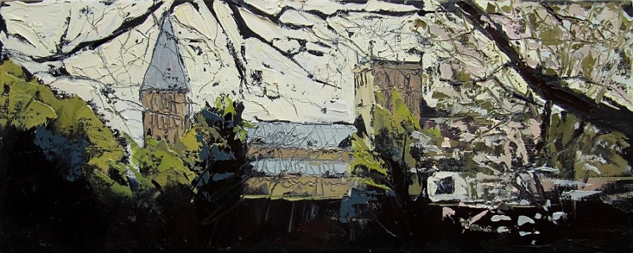 Susan Isaac - Southwell Minster from the Recreation Ground (2010)