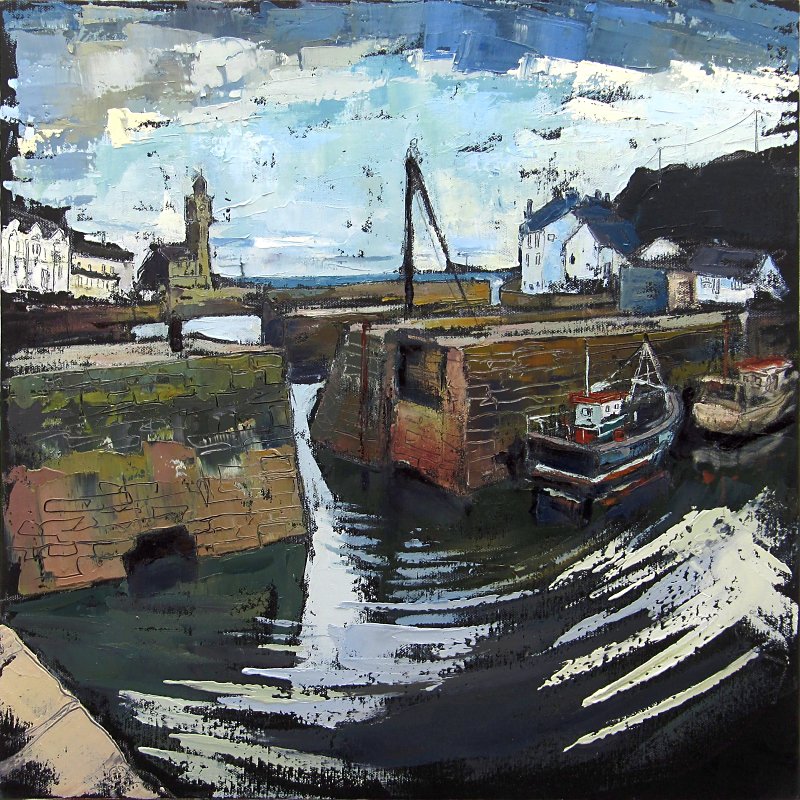 Susan Isaac - Inner Harbour Walls Porthleven