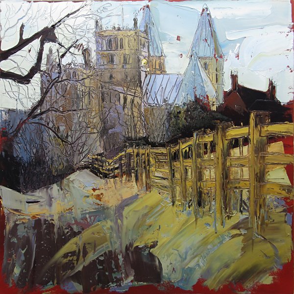 Susan Isaac - Southwell Minster from Hill House Field