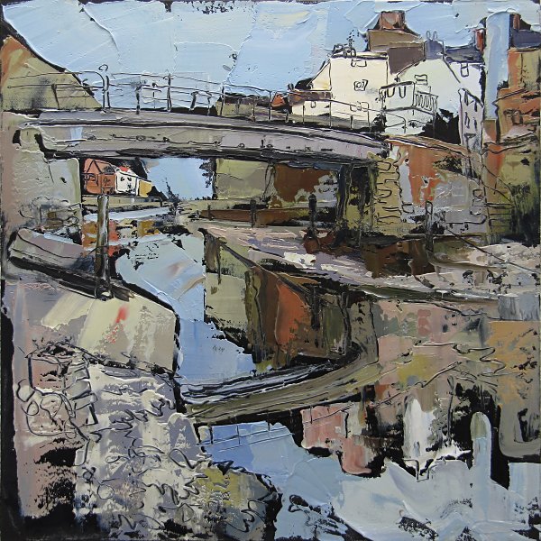 Susan Isaac - Staithes Beck and Footbridge (2011)