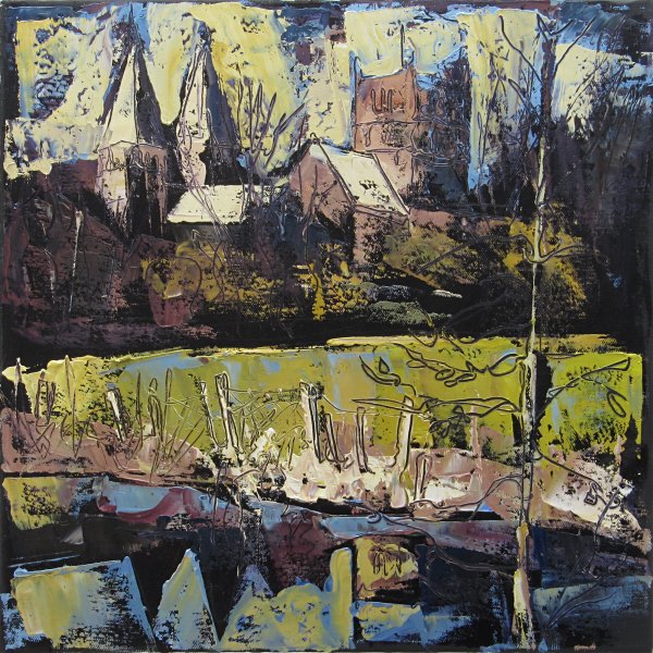 Susan Isaac - Southwell Minster from Squires Pond
