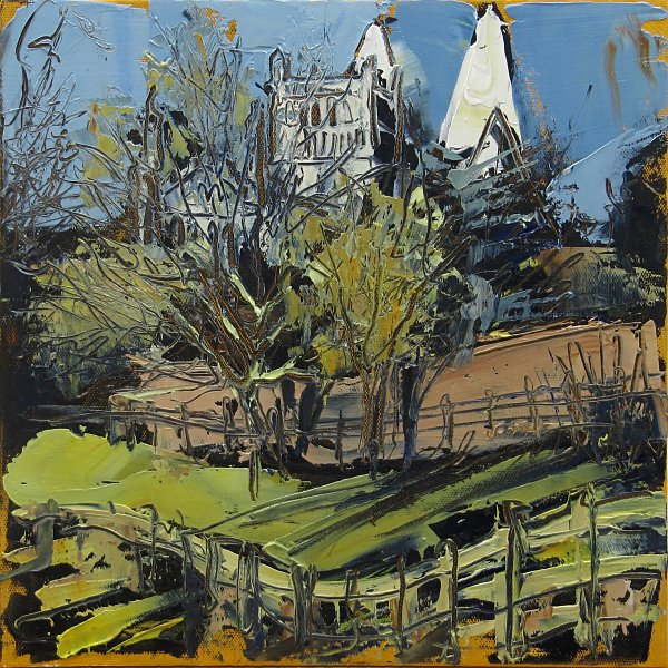 Susan Isaac - Southwell Minster from Hill House Field (2012)