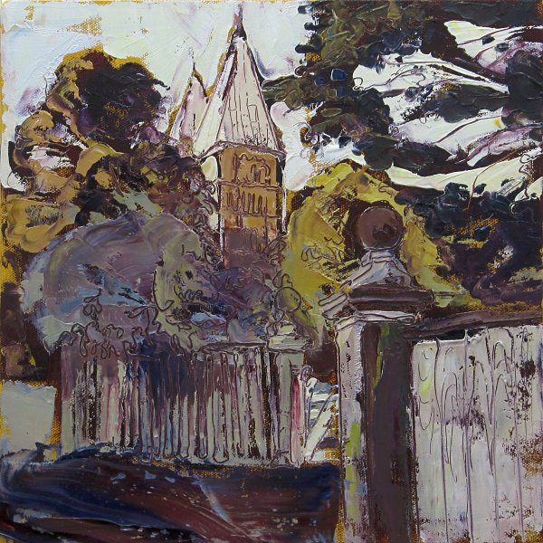 Susan Isaac - Southwell Minster from Bishops Drive