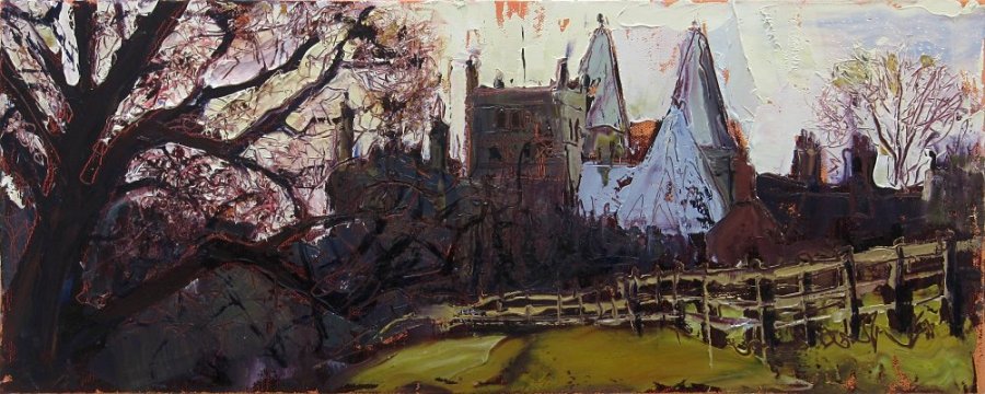 Susan Isaac - Southwell Minster from Hill House Field