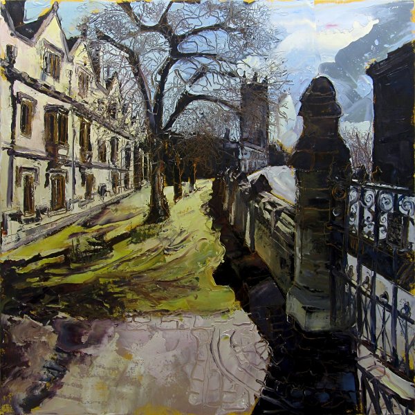 Susan Isaac - Magdalen College along the High Street Oxford (2013)
