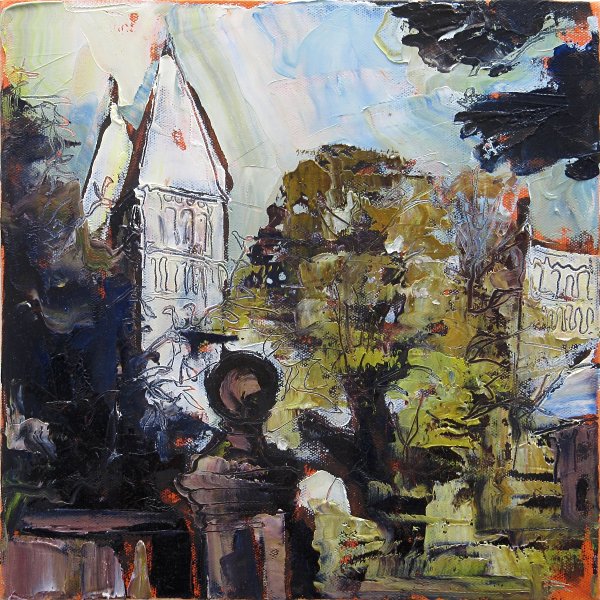 Susan Isaac - Southwell Minster from Bishops Manor