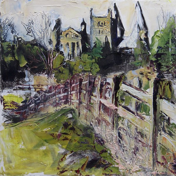 Susan Isaac - Southwell Minster from Hill House Field