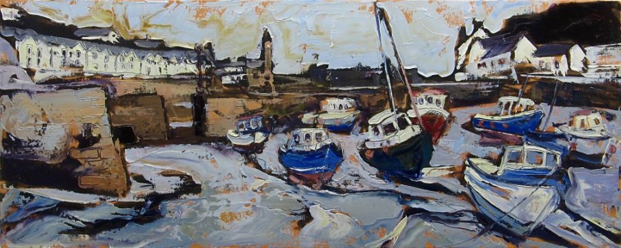 Susan Isaac - The Harbour at Porthleven