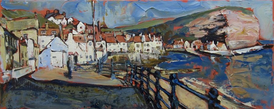 Susan Isaac - Staithes and Cow Bar Nab (2013)