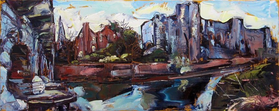 Susan Isaac - Newark Castle from Trent Bridge