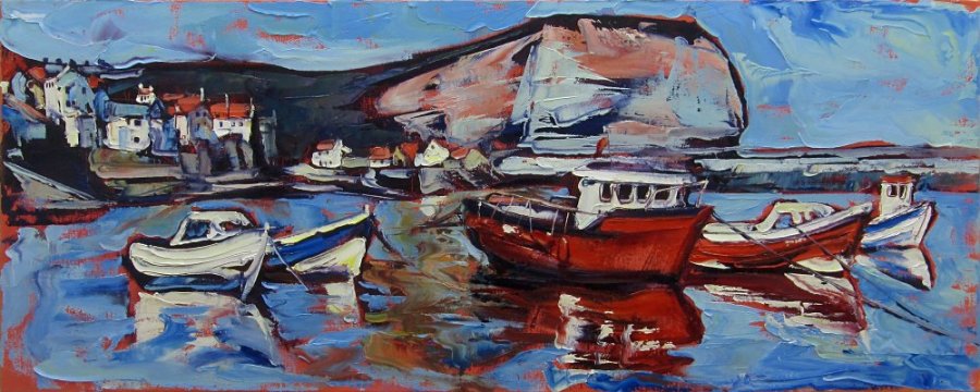 Susan Isaac - The Nab at Staithes (2014)