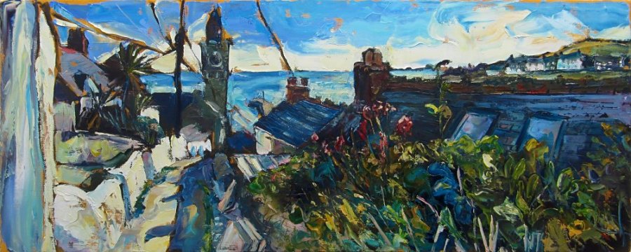 Susan Isaac - Porthleven from Institute Hill
