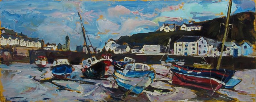 Susan Isaac - Low Tide at Porthleven