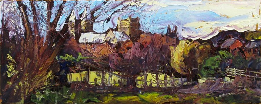 Susan Isaac - Southwell Minster from Potwell Dyke