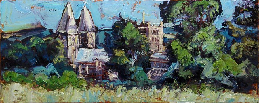 Susan Isaac - Southwell Minster from Crink Lane