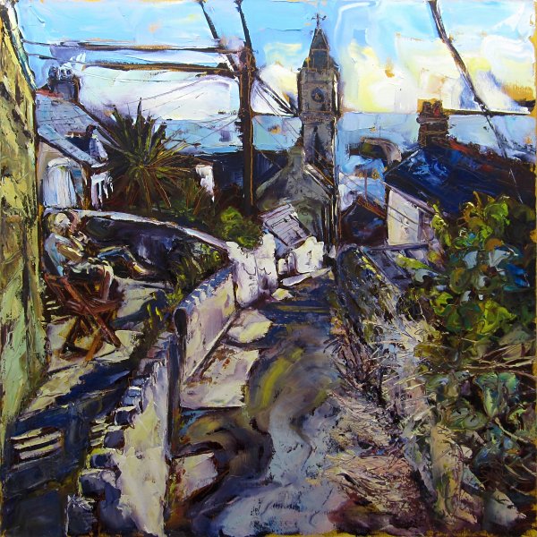 Susan Isaac - Porthleven from Institute Hill